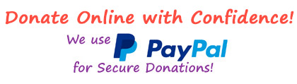 donate online with the security of paypal